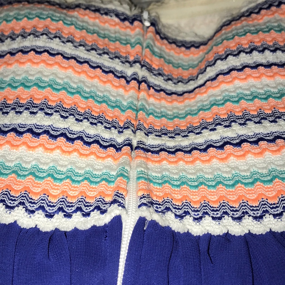 Slightly worn short blue dress
